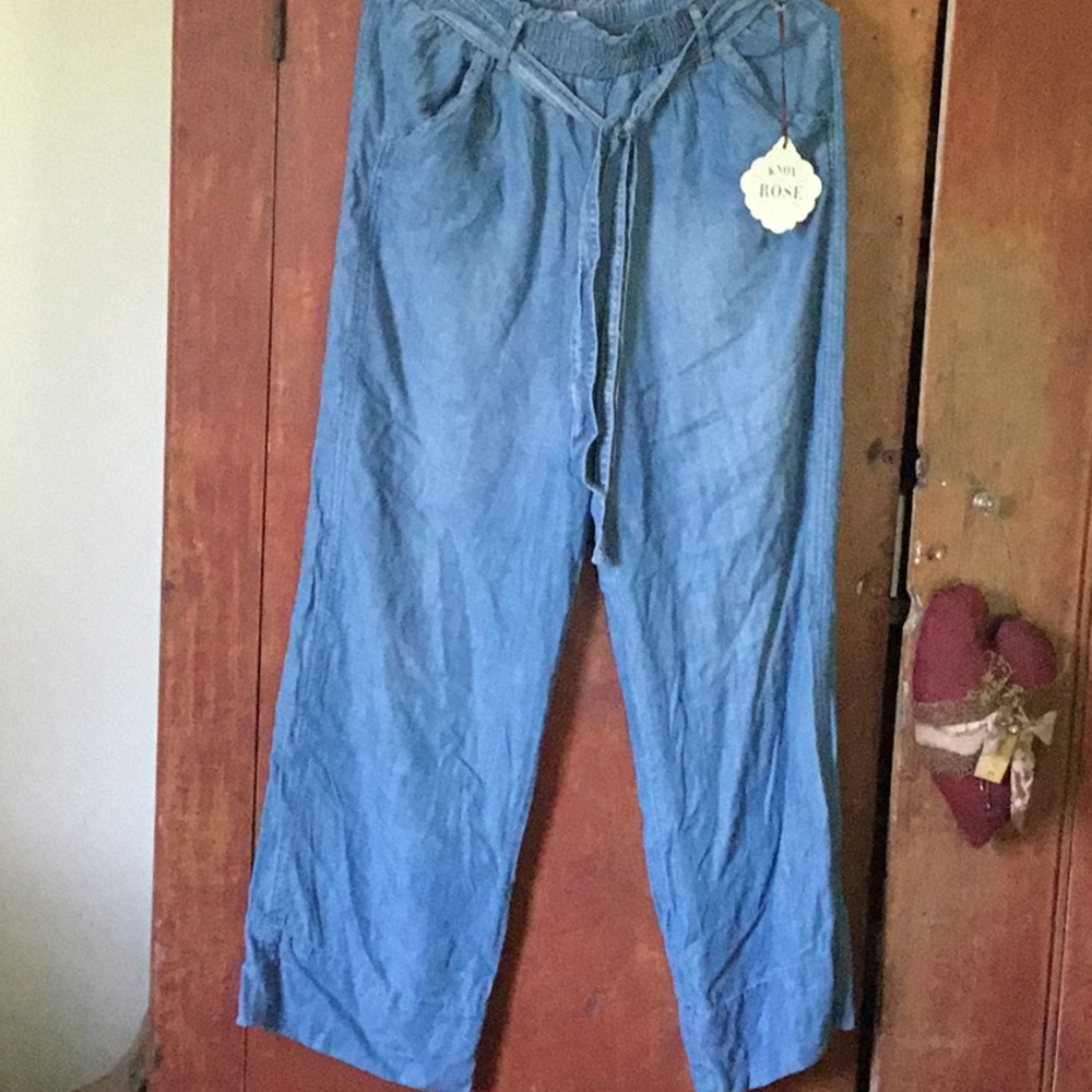 Knox Rose Jeans - NWT - attached tie belt